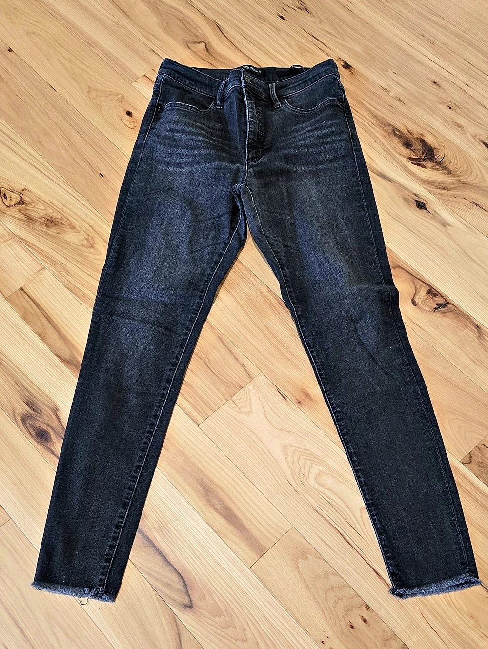 Banana Republic Premium Denim Skinny Jeans Black Waist 27
